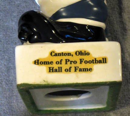 60's PRO FOOTBALL HALL OF FAME KAIL STATUE/BANK