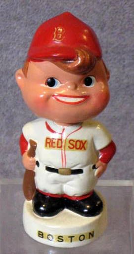 60's BOSTON RED SOX mini BOBBING HEAD w/BOX