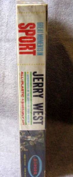 1965 JERRY WEST AURORA MODEL KIT- SEALED!