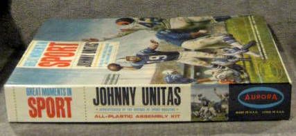 1965 AURORA 'JOHNNY UNITAS MODEL KIT - SEALED