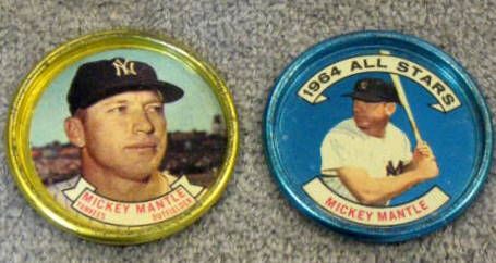 1964 MICKEY MANTLE TOPPS COINS - 2