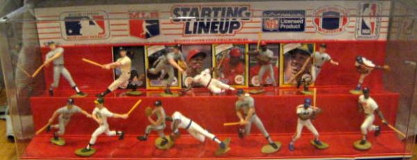 80's KENNER STARTING LINE-UP STORE DISPLAY w/CASE & BOX