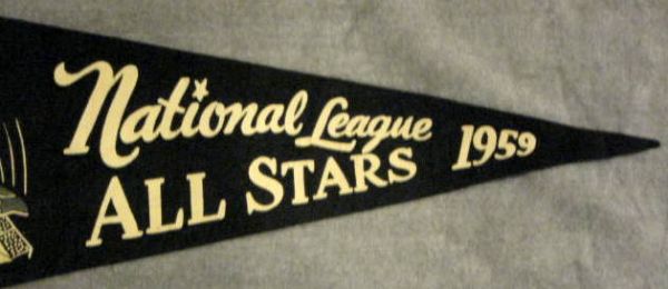 1959 NATIONAL LEAGUE ALL-STAR PENNANT