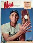 50s GOODYEAR TIRE MAGAZINE - "MEN"- w/GIL HODGES COVER