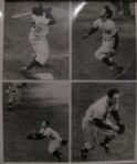 1952 WORLD SERIES GAME #7 BKLYN DODGERS VS YANKEES - ROBINSON + MARTIN AP PHOTO
