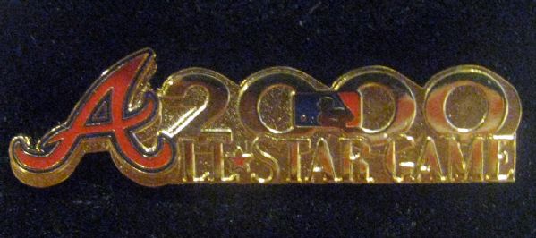 2000 ALL-STAR GAME PRESS PIN - ATLANTA BRAVES