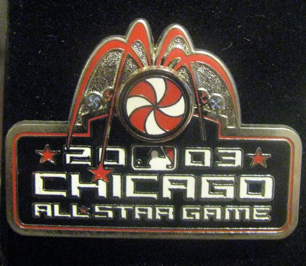 2003 ALL-STAR GAME PRESS PIN - CHICAGO WHITE SOX