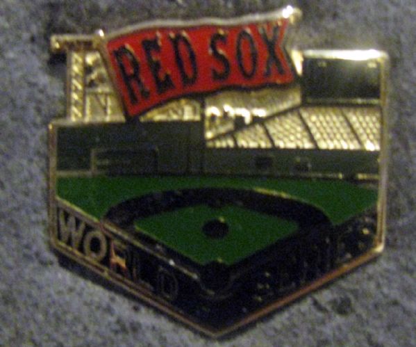 1987 BOSTON RED SOX PHANTOM WORLD SERIES PRESS PIN