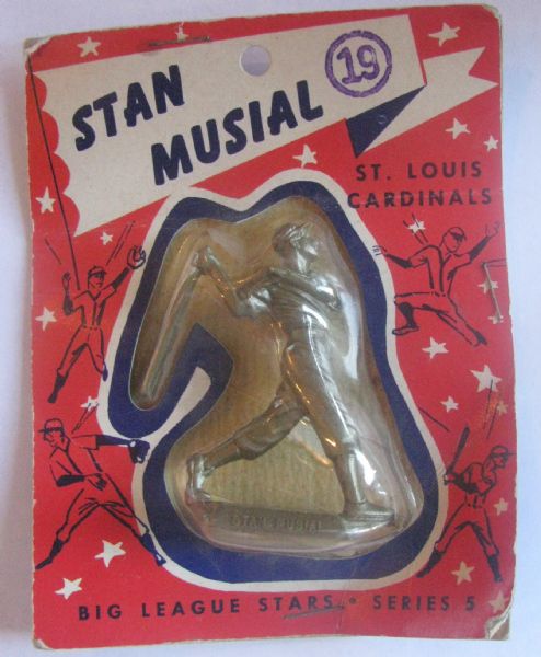 1956 STAN MUSIAL BIG LEAGUE STARS STATUE w/CARD