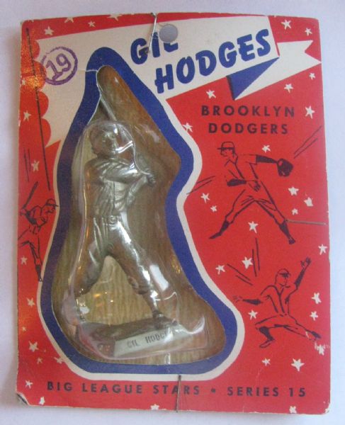 1956 GIL HODGES BIG LEAGUE STARS STATUE w/CARD