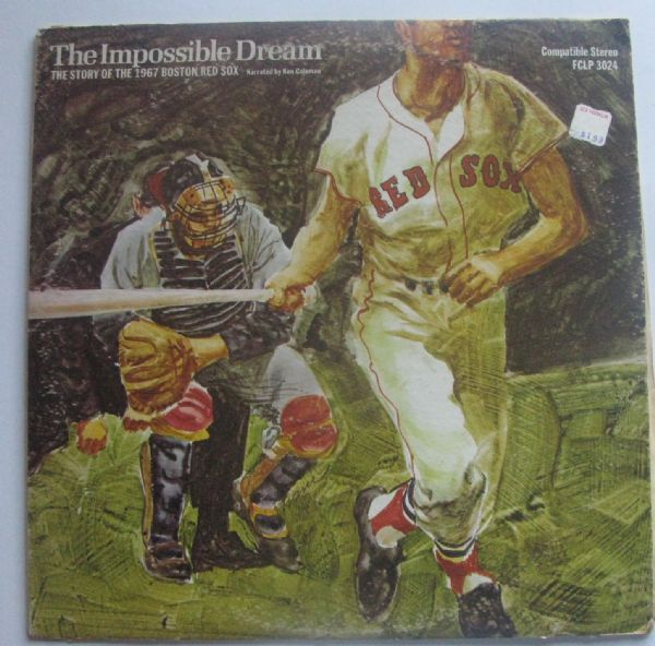1967 THE IMPOSSIBLE DREAM BOSTON RED SOX RECORD ALBUM