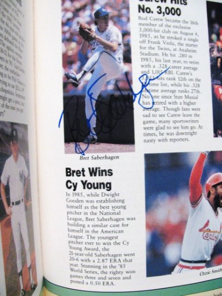 YANKEE PLAYERS SIGNED BOOK OF (6) RIZZUTO LYLE MURCER ECT. w/SGC COA