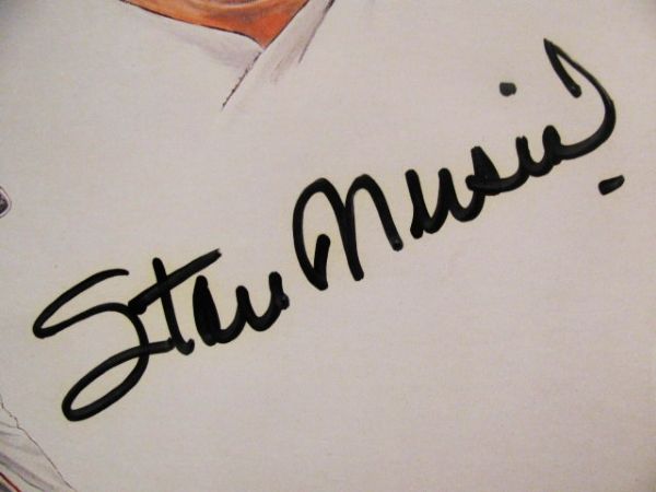 STAN MUSIAL SIGNED PHOTO w/SGC COA