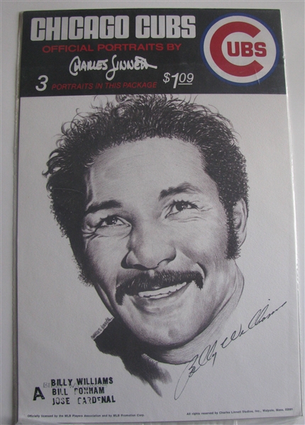 70's CHICAGO CUBS PORTRAITS BY CHARLES LINNETT - SEALED IN PACKAGE