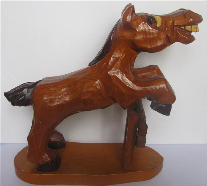 50's JUMPING HORSE CARTER-HOFFMAN STATUE - LARGE SIZED