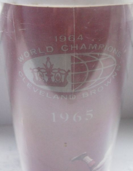 1964 CLEVELAND BROWNS WORLD CHAMPIONSHIP VOLPE PLAYER CUP- VINCE COSTELLO