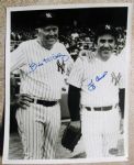 BILL DICKEY & YOGI BERRA "NEW YORK YANKEES" SIGNED PHOTO w/ SGC COA