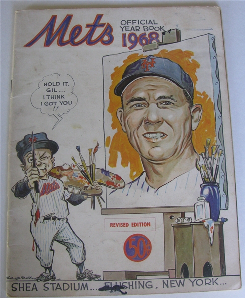 1968 NEW YORK METS YEARBOOK- REVISED EDITION