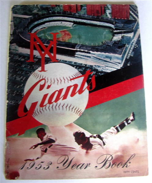 1953 NEW YORK GIANTS YEARBOOK