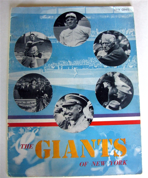 1947 NEW YORK GIANTS YEARBOOK - 1st EVER