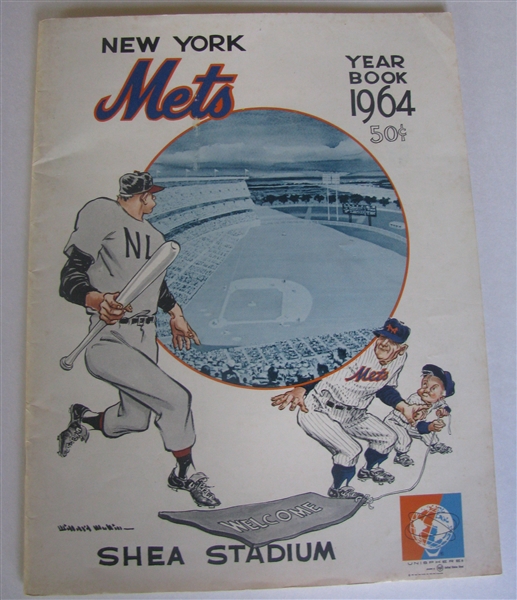 1964 NEW YORK METS YEARBOOK