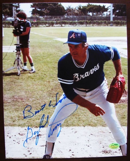BEST WISHES GAYLORD PERRY SIGNED PHOTO w/ SGC COA