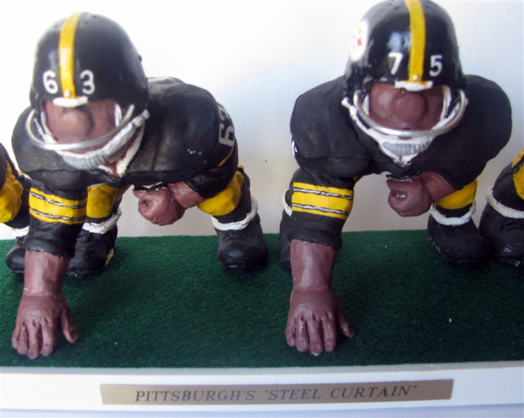 PITTSBURGH STEELERS LIMITED EDITION  STEEL CURTAIN KAIL STATUES 