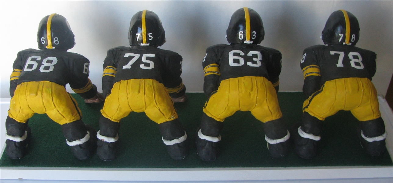 PITTSBURGH STEELERS LIMITED EDITION  STEEL CURTAIN KAIL STATUES 