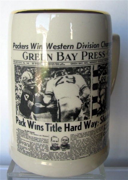 1961 GREEN BAY PACKERS WESTERN DIVISION CHAMPIONS MUG