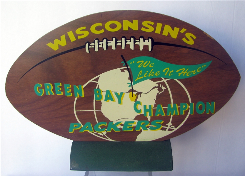 60's GREEN BAY PACKERS CHAMPIONS PLAQUE