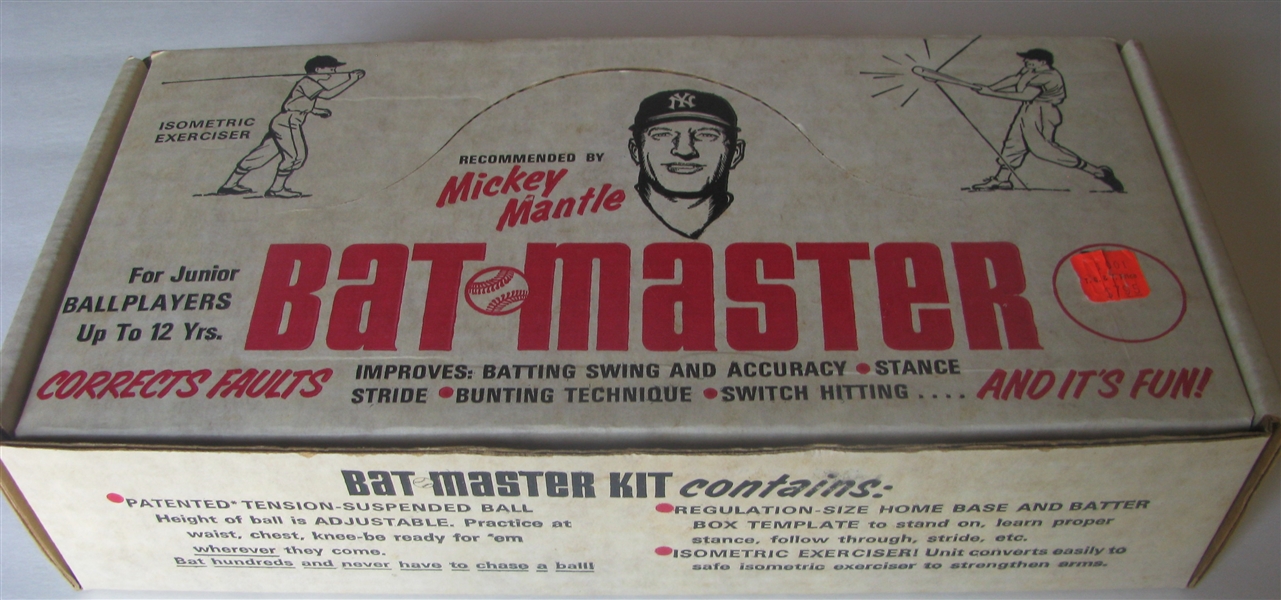 1969 MICKEY MANTLE BAT MASTER MINT IN BOX