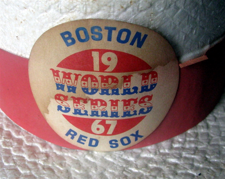 1967 WORLD SERIES SOVENIR HAT- BOSTON RED SOX