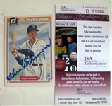 CHARLIE GEHRINGER "DETROIT TIGERS" SIGNED CARD w/JSA COA