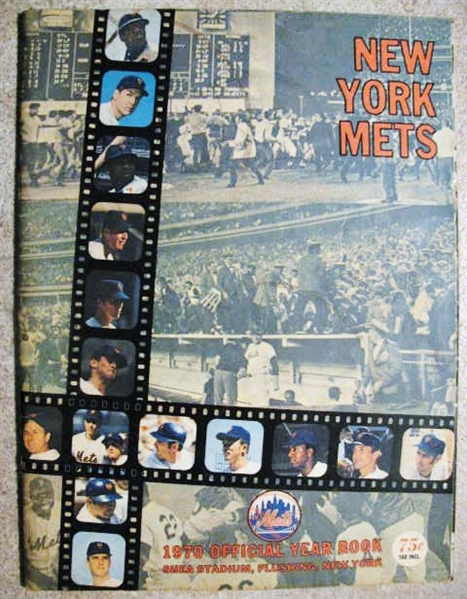 1970 NEW YORK METS YEARBOOK