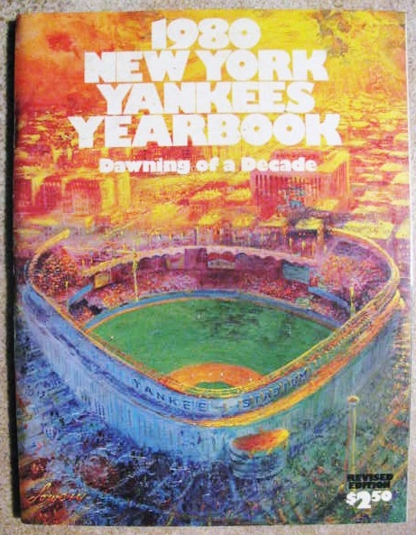 1980 NEW YORK YANKEES YEARBOOK REVISED EDITION