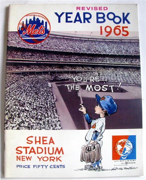 1965 NEW YORK METS YEARBOOK- REVISED EDITION