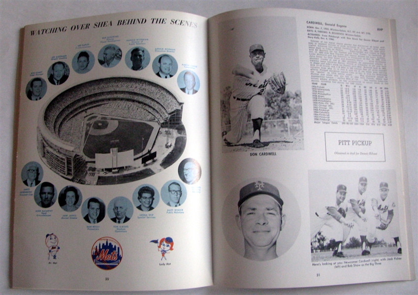 1967 NEW YORK METS YEARBOOK- REVISED EDITION