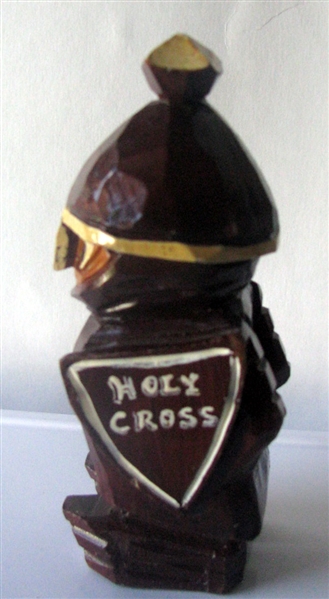 50's HOLY CROSS CRUSADERS WOOD CARVED STATUE- ANRI