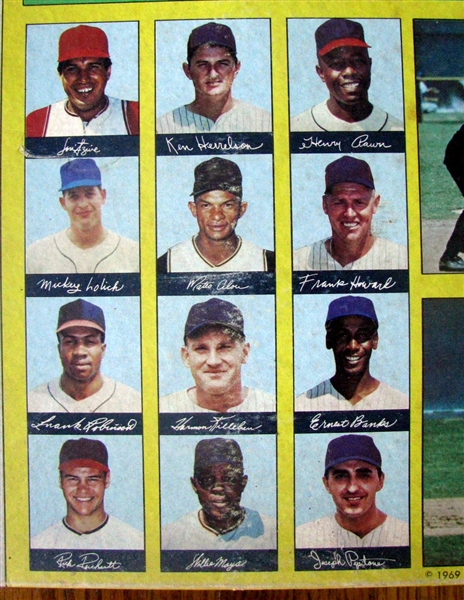 1969 OFFICIAL BASEBALL GAME w/PLAYER CARDS