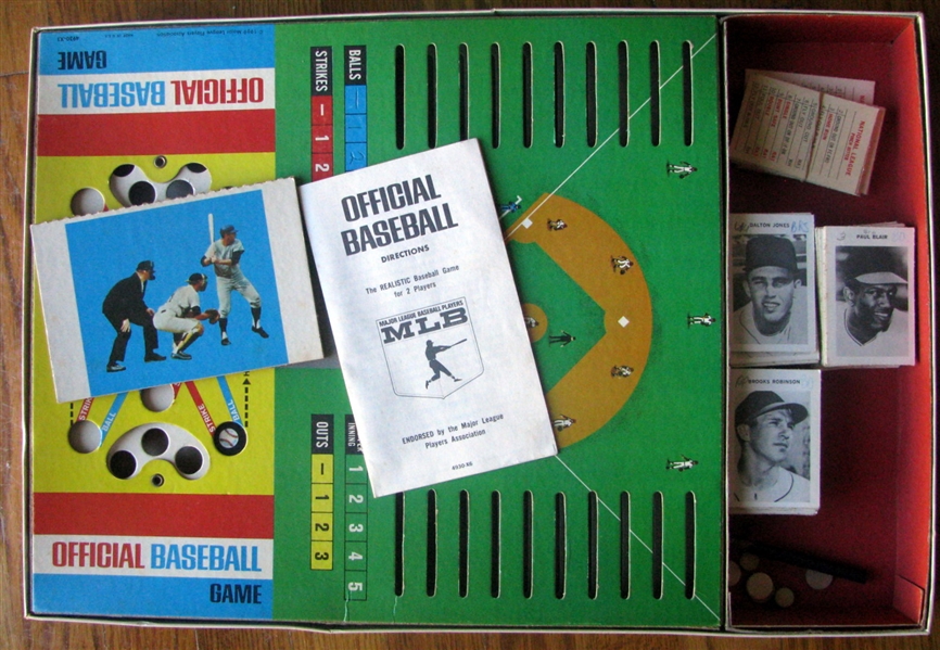 1969 OFFICIAL BASEBALL GAME w/PLAYER CARDS