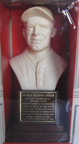 1963 GEORGE SISLER HALL OF FAME BUST/STATUE - SELAED IN BOX