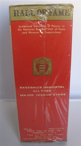 1963 WALTER JOHNSON HALL OF FAME BUST / STATUE - SEALED IN BOX