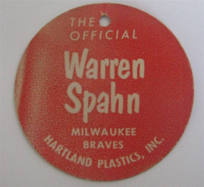 60's WARREN SPAHN HARTLAND PLASTICS STATUE w/BOX & TAG