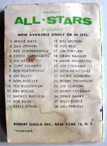 1955 ROBERT GOULD ALL-STARS BROCHURE - RARE!