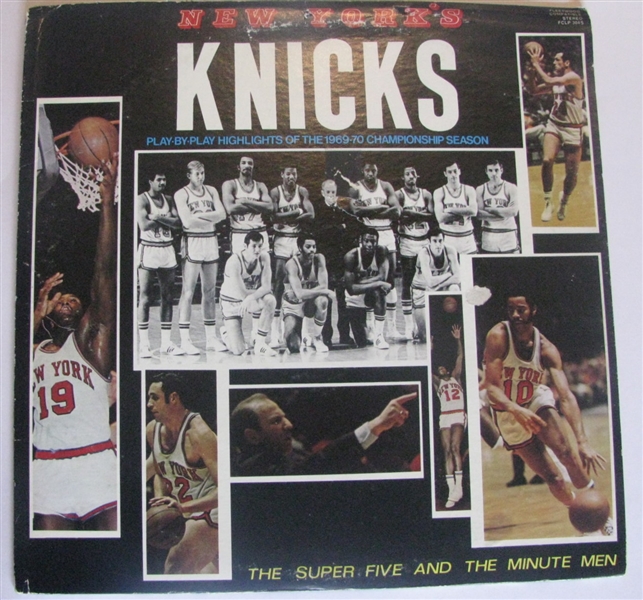 1970 NEW YORK KNICKS RECORD ALBUM- CHAMPIONSHIP YEAR!
