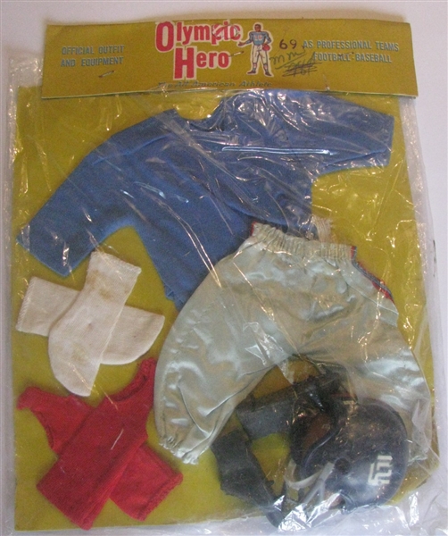 60's NEW YORK GIANTS JOHNNY HERO OUTFIT - SEALED IN PACKAGE