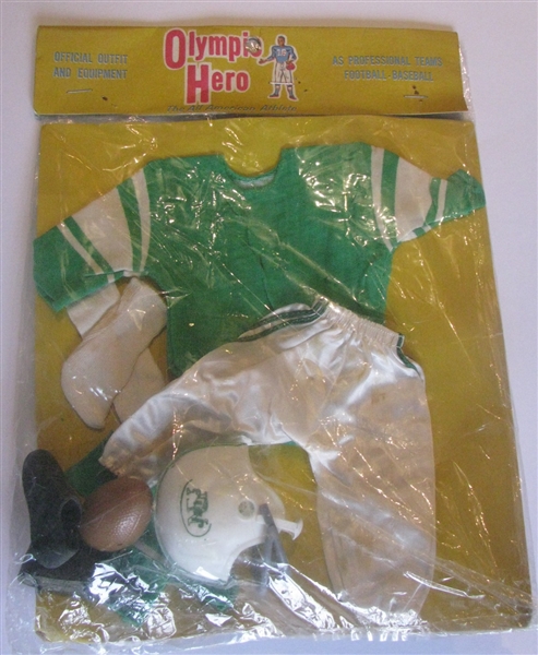 60's NEW YORK JETS JOHNNY HERO OUTFIT - SEALED IN PACKAGE