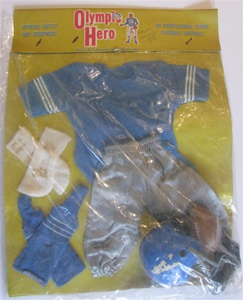 60's HOUSTON OILERS JOHNNY HERO OUTFIT - SEALED IN PACKAGE