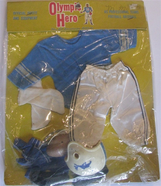 60's DETROIT LIONS JOHNNY HERO OUTFIT - SEALED IN PACKAGE