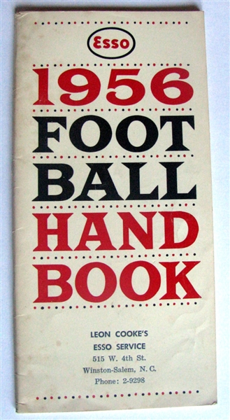 1956 FOOTBALL HANDBOOK
